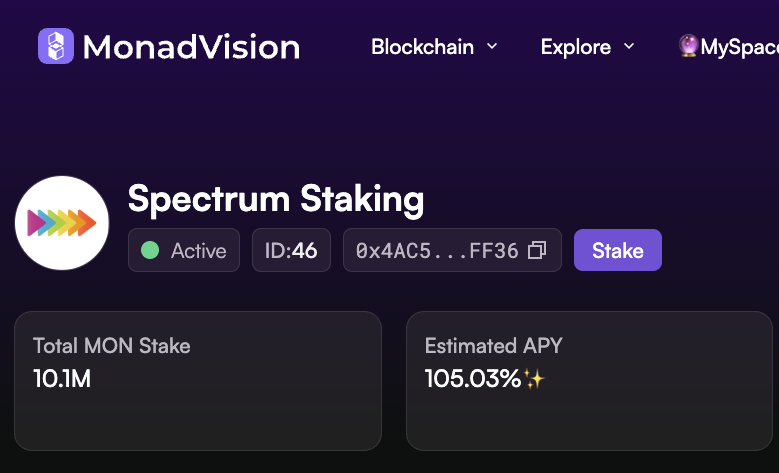 Monad Staking Step 1